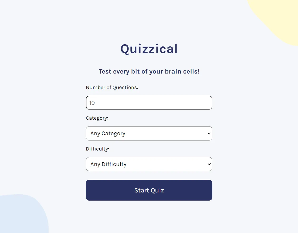Quizzical Project